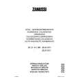 ZANUSSI ZK 21/6-1 BR Owners Manual