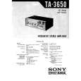 SONY TA3650 Service Manual