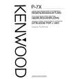 KENWOOD P-7X Owners Manual