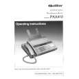 PANASONIC PAX410 Owners Manual