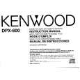 KENWOOD DPX600 Owners Manual