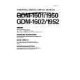 SONY GDM-1602 Owners Manual