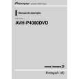 PIONEER AVH-P4080DVD/XF/BR Instrukcja Obsługi