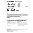 PIONEER S-Z9/XTW/UC Service Manual
