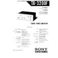 SONY TA3200F Service Manual