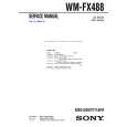 SONY WMFX488 Instrukcja Serwisowa