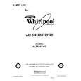 WHIRLPOOL AC2904XW2 Parts Catalog
