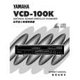 YAMAHA VCD-100K Instrukcja Obsługi