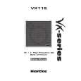 HARTKE VX115 Instrukcja Obsługi