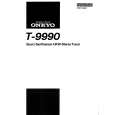 ONKYO T-9990 Instrukcja Obsługi