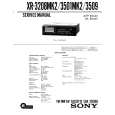 SONY XR3108MK2 Manual de Servicio