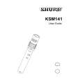 SHURE KSM141 Instrukcja Obsługi