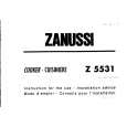ZANUSSI Z5531 Owners Manual