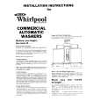 WHIRLPOOL CA1200XMW0 Installation Manual