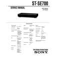 SONY ST-SE700 Instrukcja Serwisowa