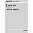 PIONEER DEH-P7000UB/XN/EW5 Owners Manual
