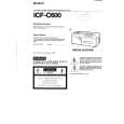 SONY ICF-C600 Manual de Usuario