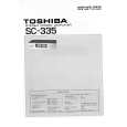TOSHIBA SC-335 Service Manual
