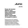 JUNO-ELECTROLUX JEB900E Owners Manual