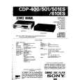 SONY CDP-400 Service Manual