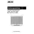 AKAI CT-2177DT Owners Manual