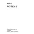 SONY AC-550CE Service Manual