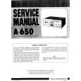 TEAC A-650 Service Manual