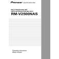 PIONEER RM-V2500NAS/LU/CA Manual de Usuario