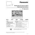 PANASONIC PT-52LCX15 Owners Manual