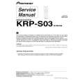 PIONEER KRP-S03/XTW/CN5 Service Manual
