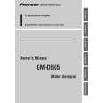 PIONEER GM-D505 Owners Manual