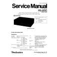 TECHNICS RSM95 Service Manual