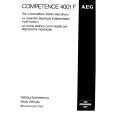 AEG 4001F-WCH Owners Manual