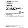 PIONEER DEH-P4650MP-4 Instrukcja Serwisowa
