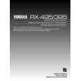 YAMAHA RX-395 Owners Manual