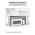 WHIRLPOOL AMV5206BAS Installation Manual